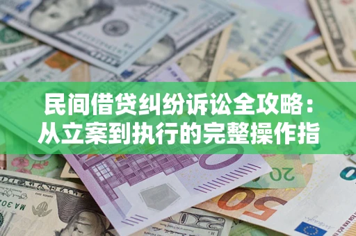 济南民间借贷纠纷诉讼全攻略：从立案到执行的完整操作指南